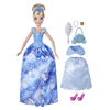 Disney Princess, Princesse et surprises, poupée mannequin Cendrillon avec 10 vêtements et accessoires, surprises cachées