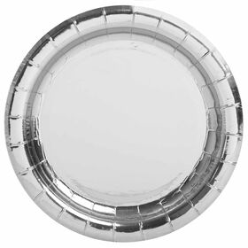 Silver  7"  Plates, 8 pieces