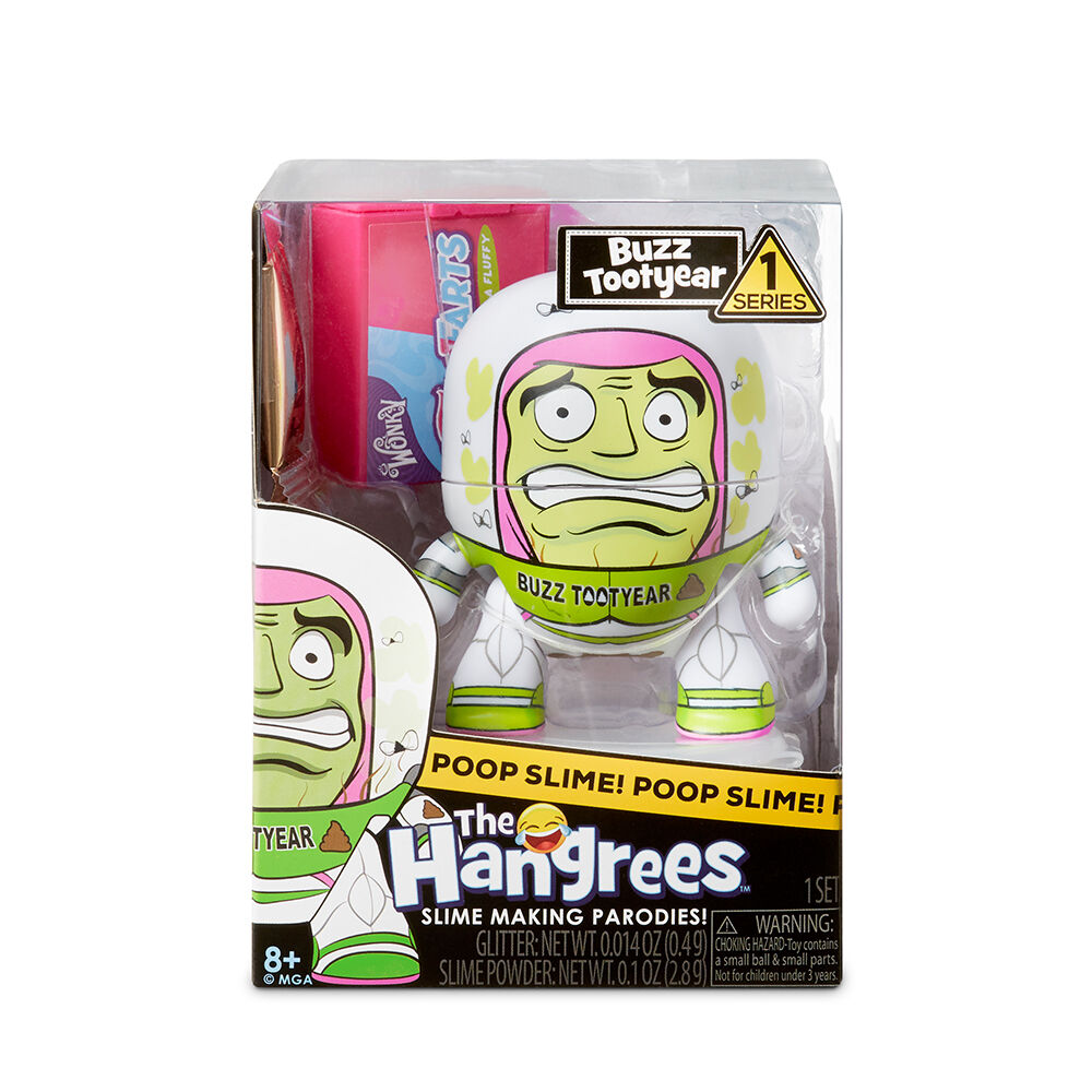 The Hangrees Buzz Tootyear Collectible Parody Figure with Slime