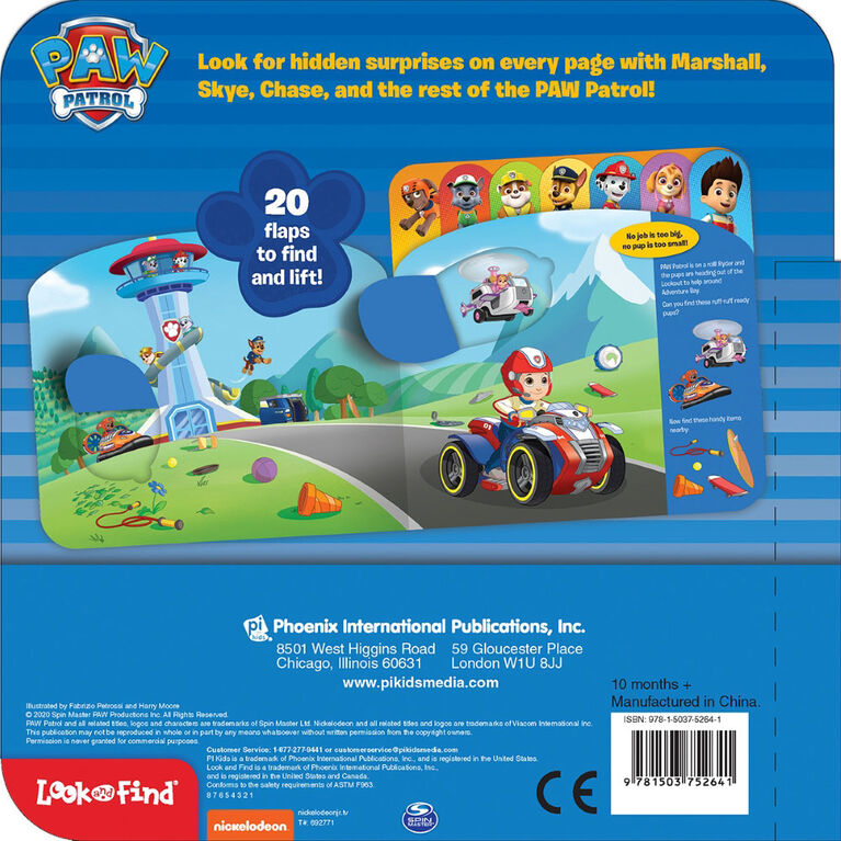 Paw Patrol Lift The Flap Look And Find - English Edition