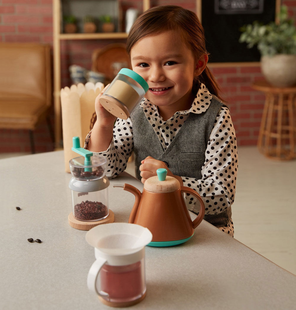 Fisher price coffee maker set hot sale