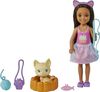 Barbie- Chelsea- Poupée et chaton avec accessoires