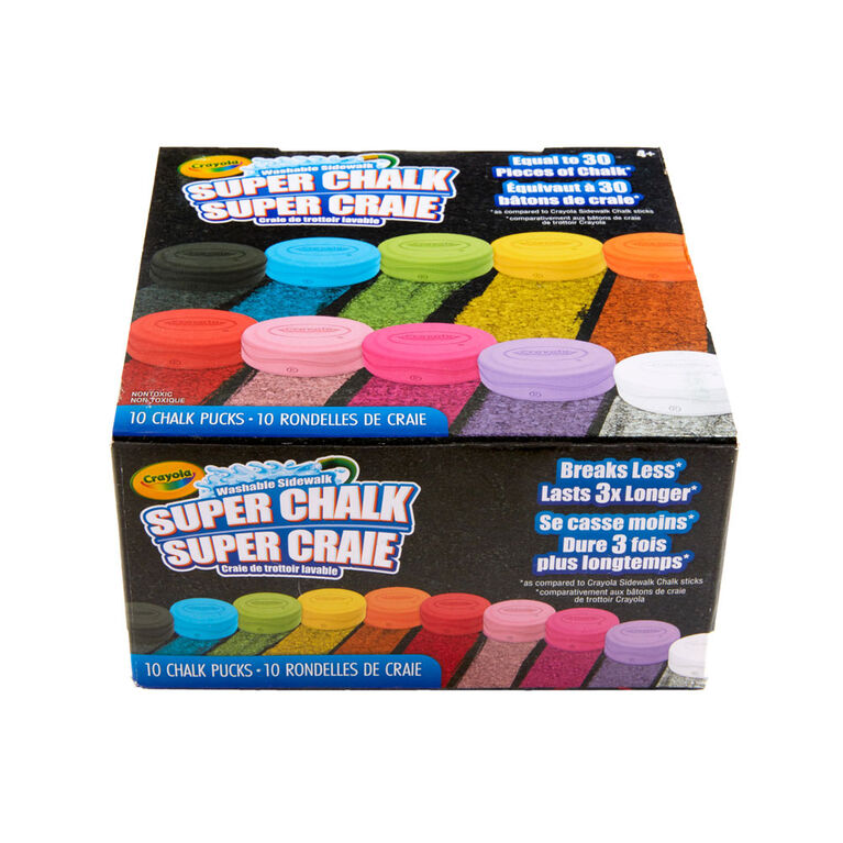 Crayola Super Chalk, 10 Count