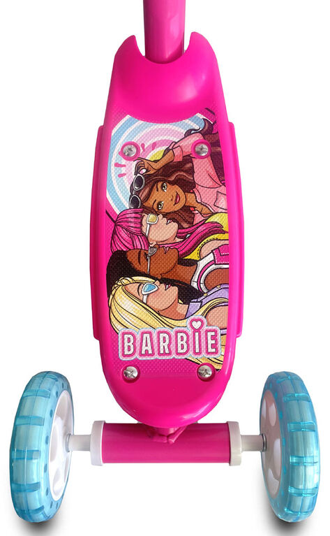 Trottinette à 3 roues Barbie - Notre exclusivité