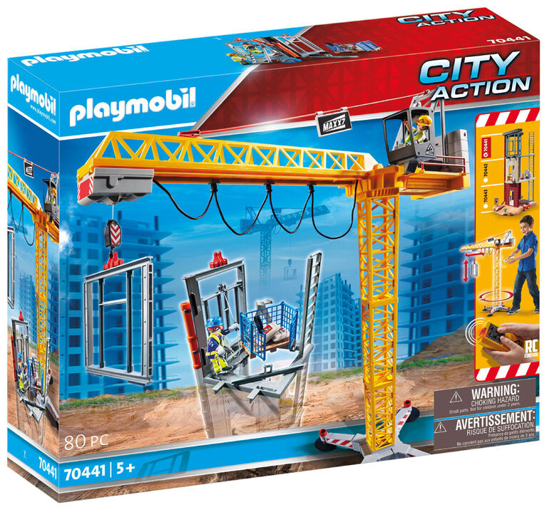 Playmobil - RC Crane with Building Section