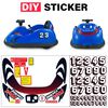 Voltz Toys Bumper Car Rectangular 360 Rotation with Remote, Blue