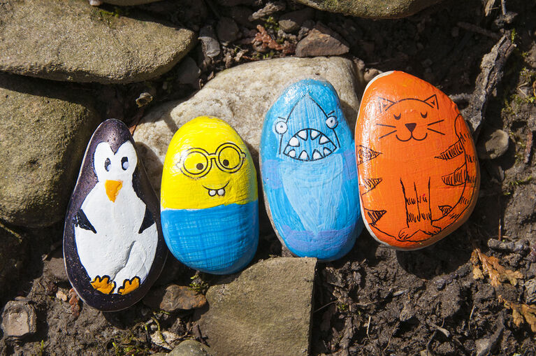 Hide And Seek Rock Painting Kit