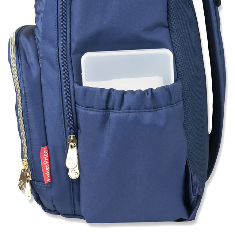 Sac à dos à langer Morgan de Fisher Price, bleu