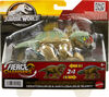 JURASSIC WORLD FIERCE CHANGERS DOUBLE DANGER Ceratosaurus & Ankylosaurus 'Bumpy'