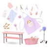 Our Generation Scrub & Style Pet Grooming Set - Bathtub & Care Accessories for 18-inch Dolls