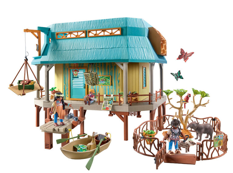 Playmobil - Wiltopia - Centre de recherche avec effet lumineux et boussole