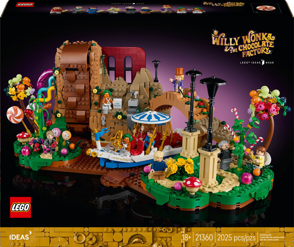 LEGO Ideas Willy Wonka & the Chocolate Factory Building Set for Adults, Ages 18+ - 21360