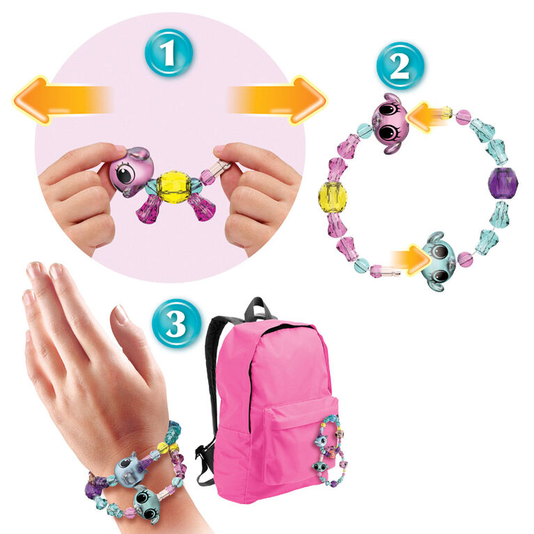 Twisty Petz - Babies 4-Pack Unicorns and Puppies Collectible Bracelet Set for Kids
