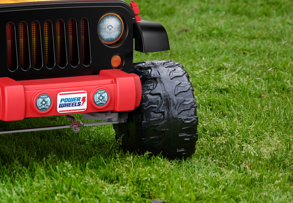 Power wheels tough talking jeep wrangler for off road store