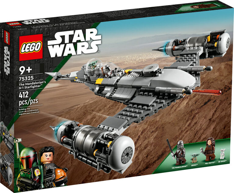 LEGO Star Wars Le chasseur Mandalorien N-1 75325, ensemble de construction (412 pièces)