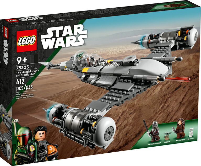 LEGO Star Wars The Mandalorian's N-1 Starfighter 75325 Building Kit (412 Pieces)