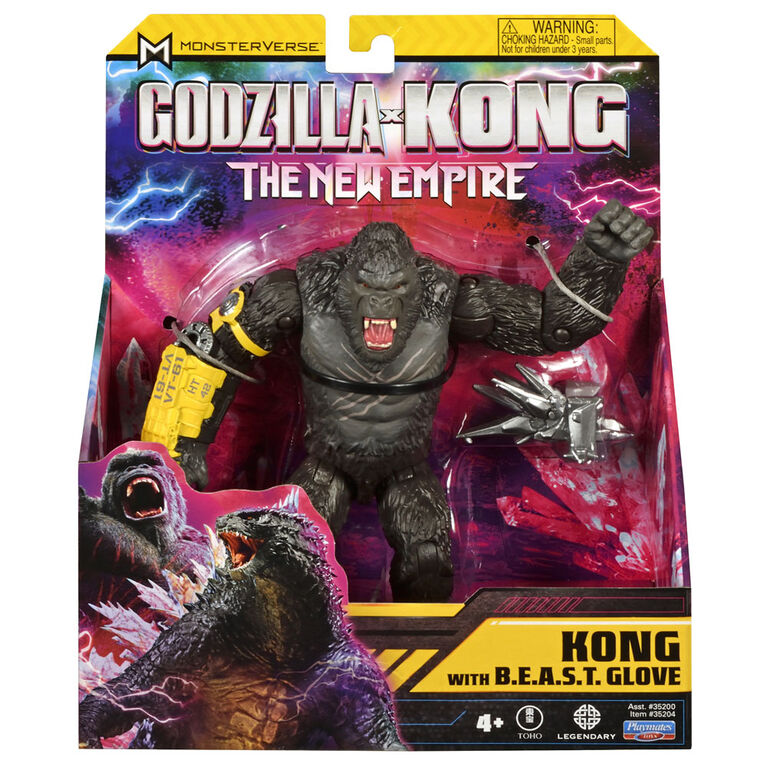 Godzilla x Kong 6"Figure Kong with B.E.A.S.T. Glove