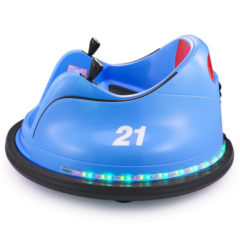 Voltz Toys Round Bumper 360 Rotation with Remote, Blue