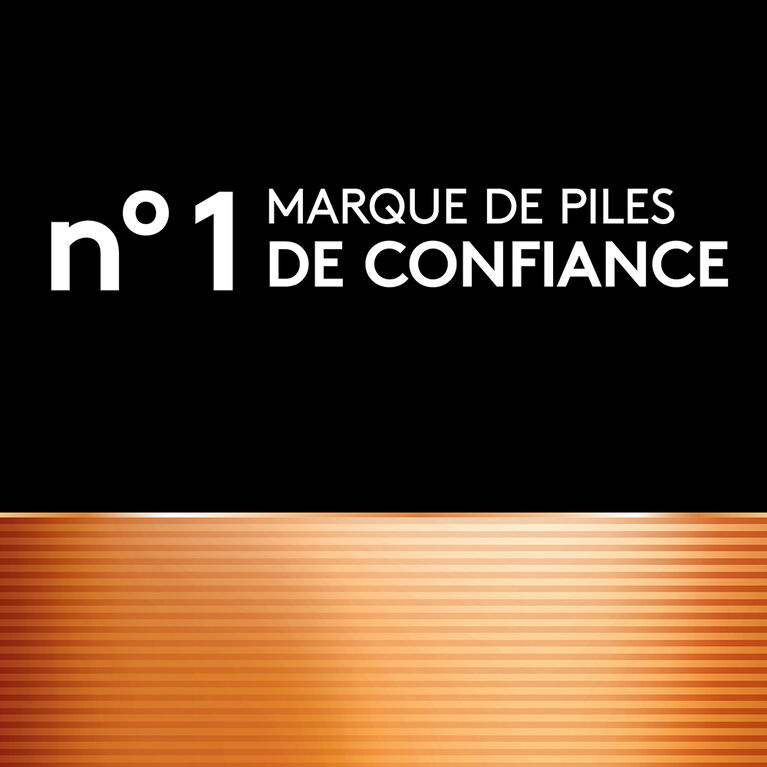 Piles Duracell coppertop Alcalines D - 4 unités