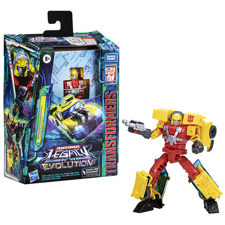Transformers Legacy Evolution, figurine Armada Universe Hot Shot de 14 cm, classe Deluxe