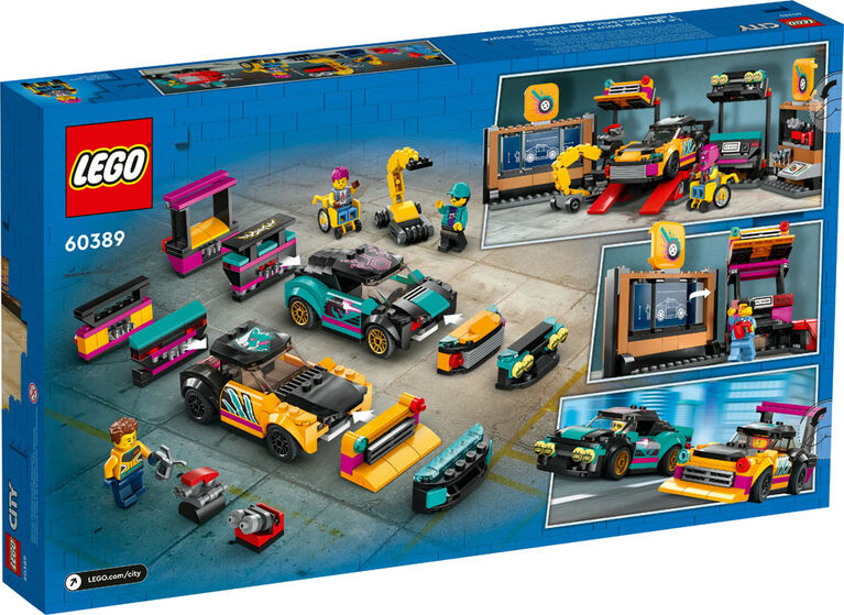 LEGO City Le garage pour voitures sur mesure 60389; Ensemble de jouet de construction (507 pièces)