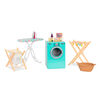 Tumble & Spin Laundry Set, Our Generation, Ensemble de buanderie pour poupées de 18 po
