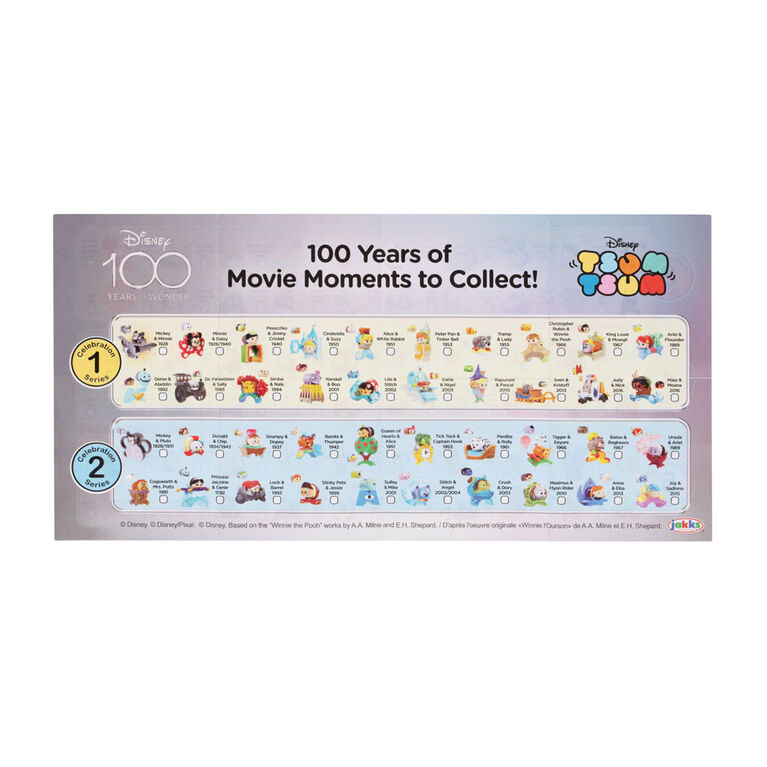 Disney 100 Years Of Wonder Tsum Tsum movie moments Series 1 & 2 Choose your  fav