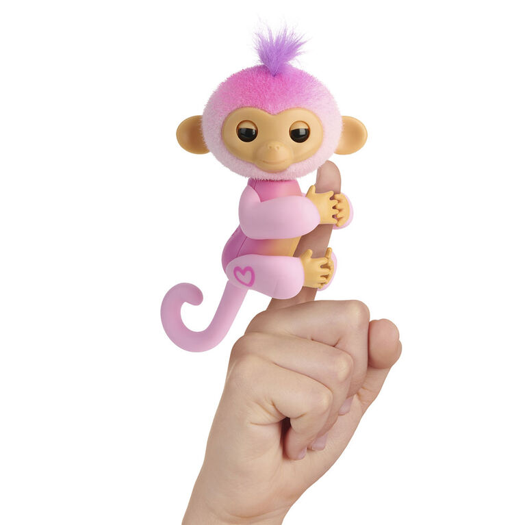 Fingerlings Interactive Baby Monkey, 70+ Sounds & Reactions, Heart Lights Up, Reacts to Touch