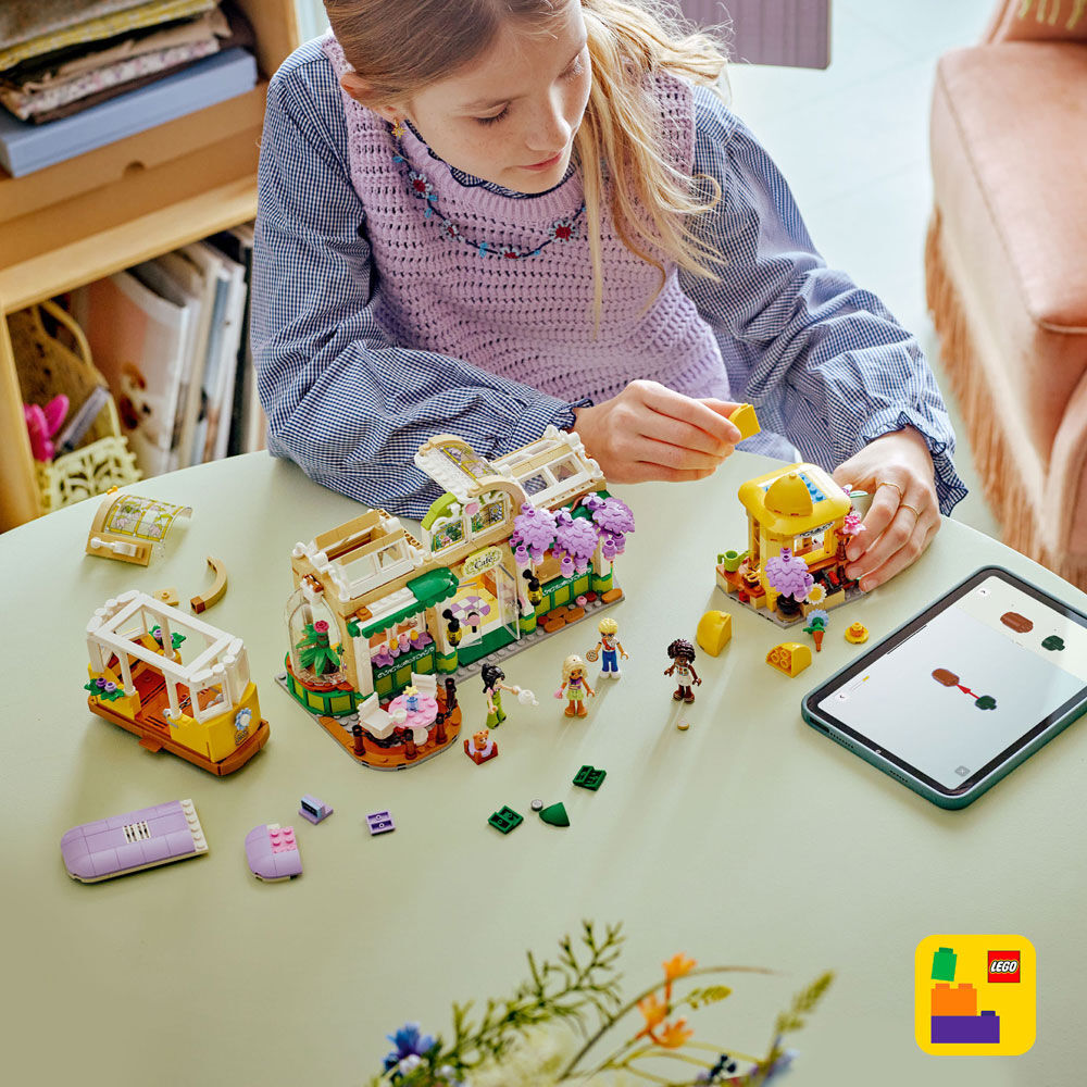 LEGO Friends Plant Café & Flower Shop Pretend Play Building Toy for Girls and Boys, 9+ - 42671