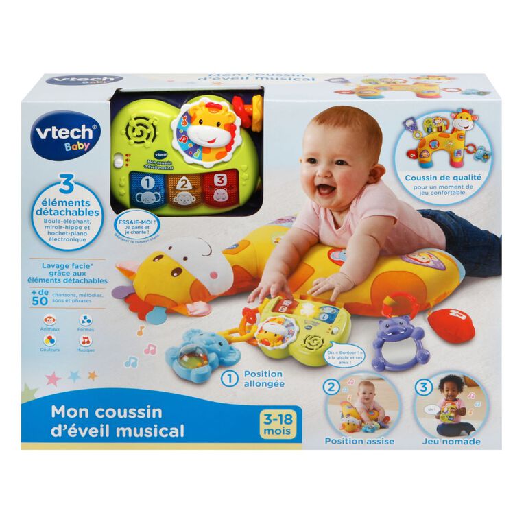 Tummy Time Discovery Pillow - French Edition