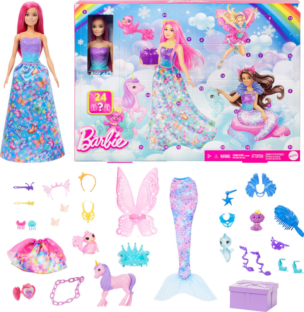 Barbie careers advent calendar store