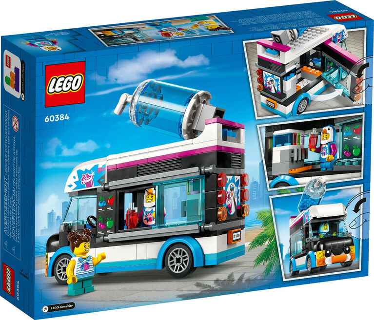 LEGO City Penguin Slushy Van 60384 Building Toy Set (194 Pieces)