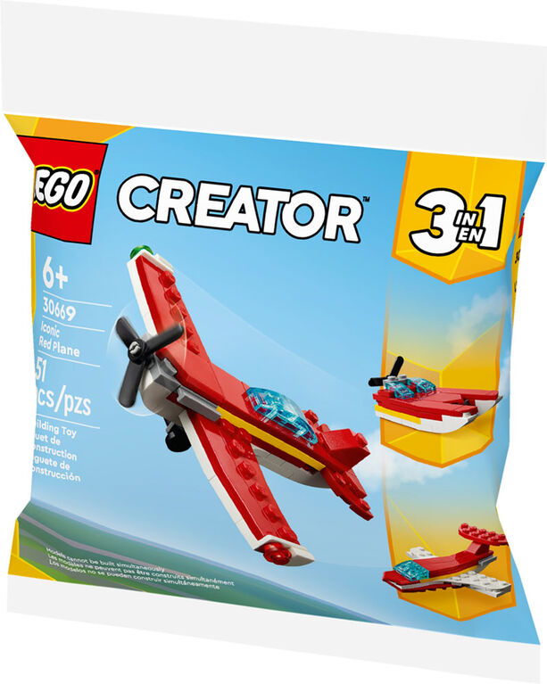 LEGO Creator Iconic Red Plane 30669