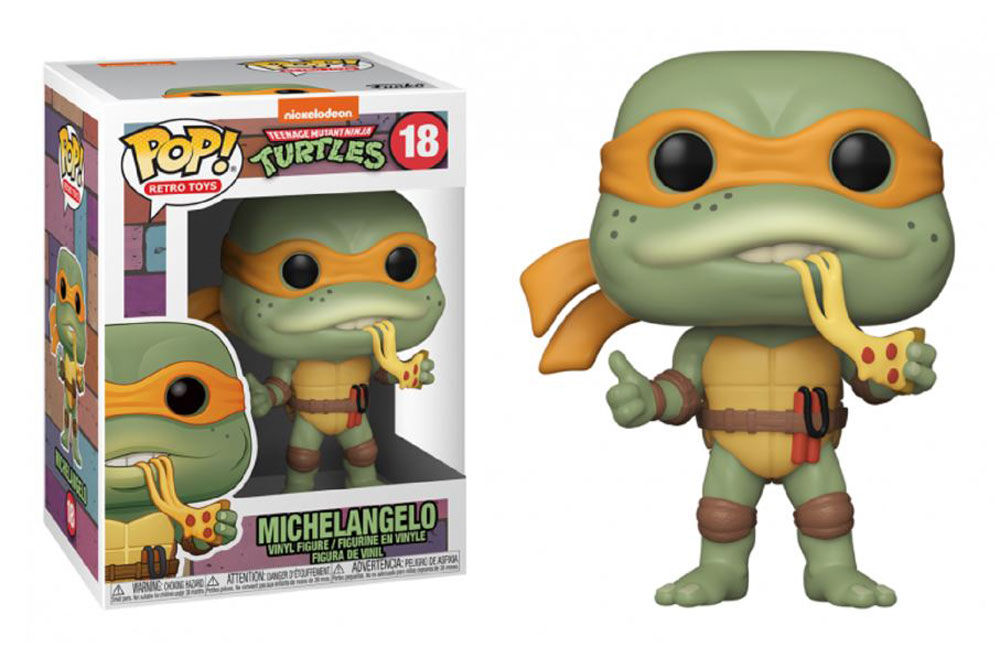 18 Retro Toys Teenage Mutant Ninja Turtles Funko Pop Michelangelo 