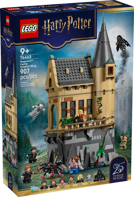 LEGO Harry Potter Le Ch&acirc;teau de Poudlard : l'Infirmerie, Jouet de Construction, Ensemble de Jeu avec 7 Figurines 76463