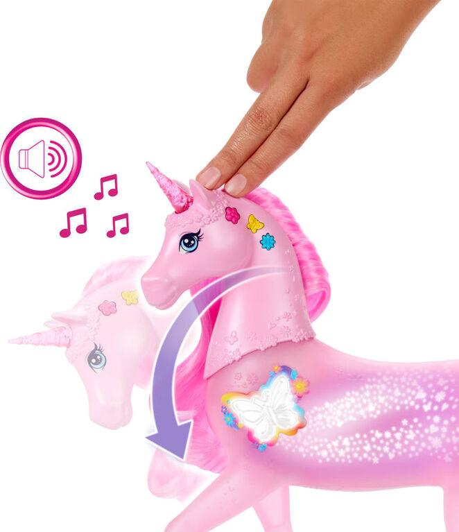 Barbie-Licorne Sons et Lumières-avec lumières, sons et musique Barbie-Licorne Sons et Lumières-avec lumières, sons et musique