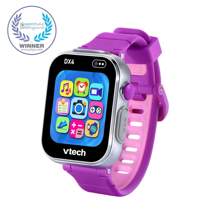 VTech KidiZoom Smartwatch DX4 with Dual Cameras, Photo & Video Effects, Secure Watch Pairing, Games, Splash-proof, Built-in Rechargeable Battery