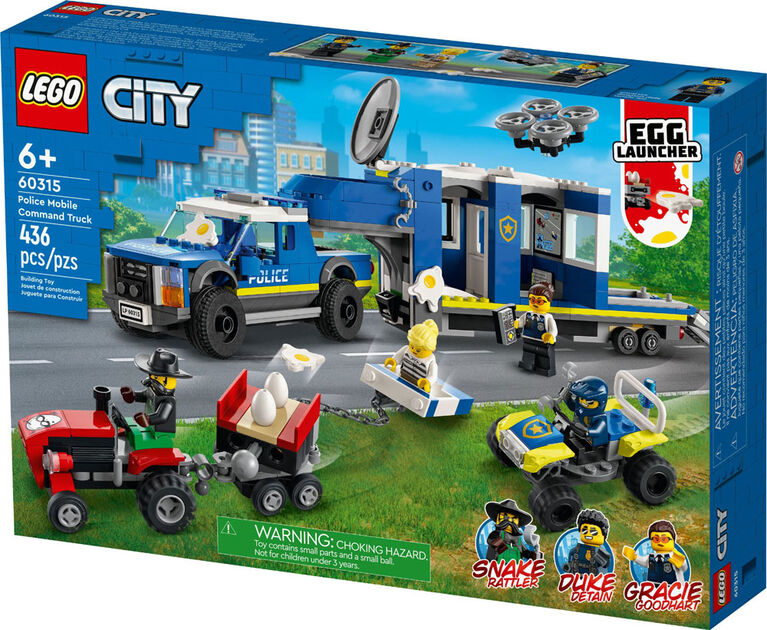 LEGO City Police Mobile Command Truck 60315 Building Kit (436 Pieces)