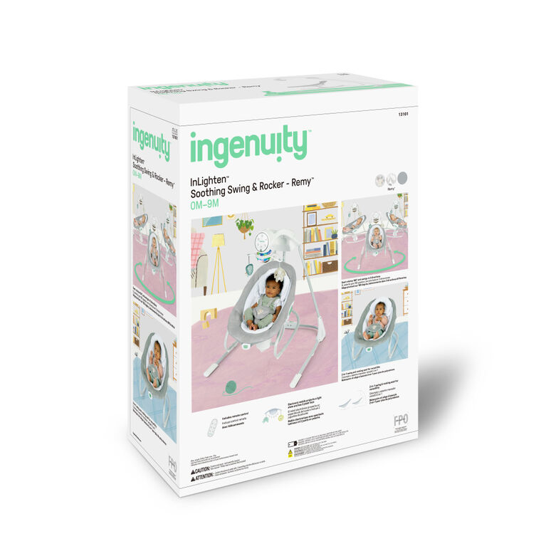 InLighten Soothing Swing and Rocker - Remy
