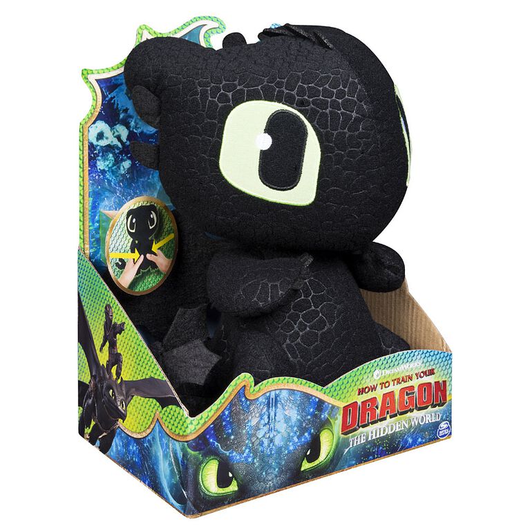 How To Train Your Dragon Squeeze Growl Toothless 10 Inch Plush