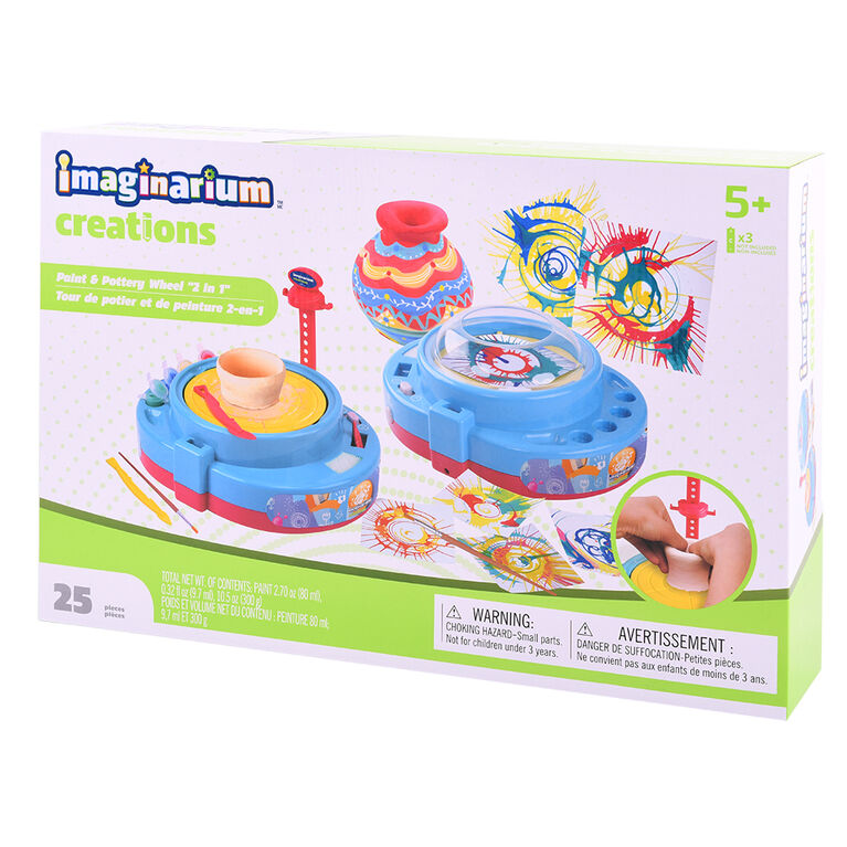 Imaginarium Creations Paint & Pottery Wheel "2 In 1" Set Toys R Us