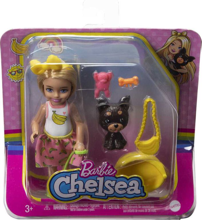 Barbie Chelsea Doll and Pet Puppy with Accessories