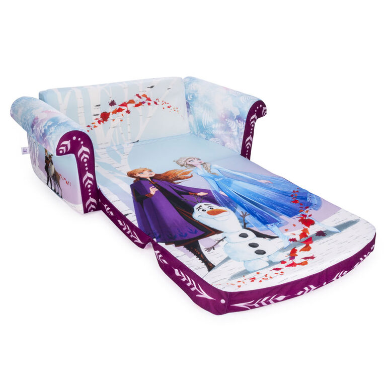 Mobilier Marshmallow - Canapé dépliable en mousse 2-en-1 pour enfants, Frozen 2, par Spin Master