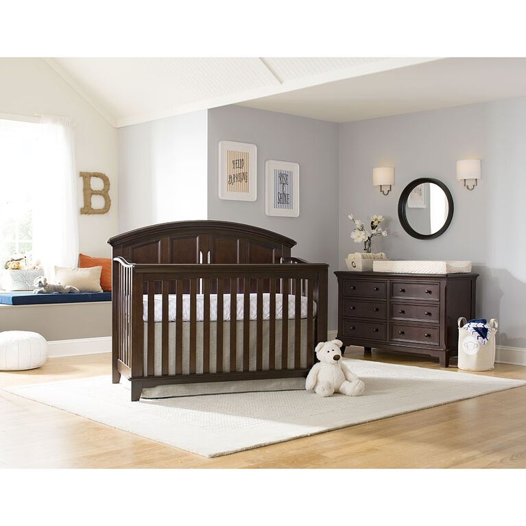 Jonesport Convertible Crib Chocolate Mist R Exclusive Babies R Us