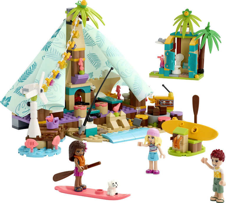 LEGO Friends Beach Glamping 41700 Building Kit (380 Pieces)