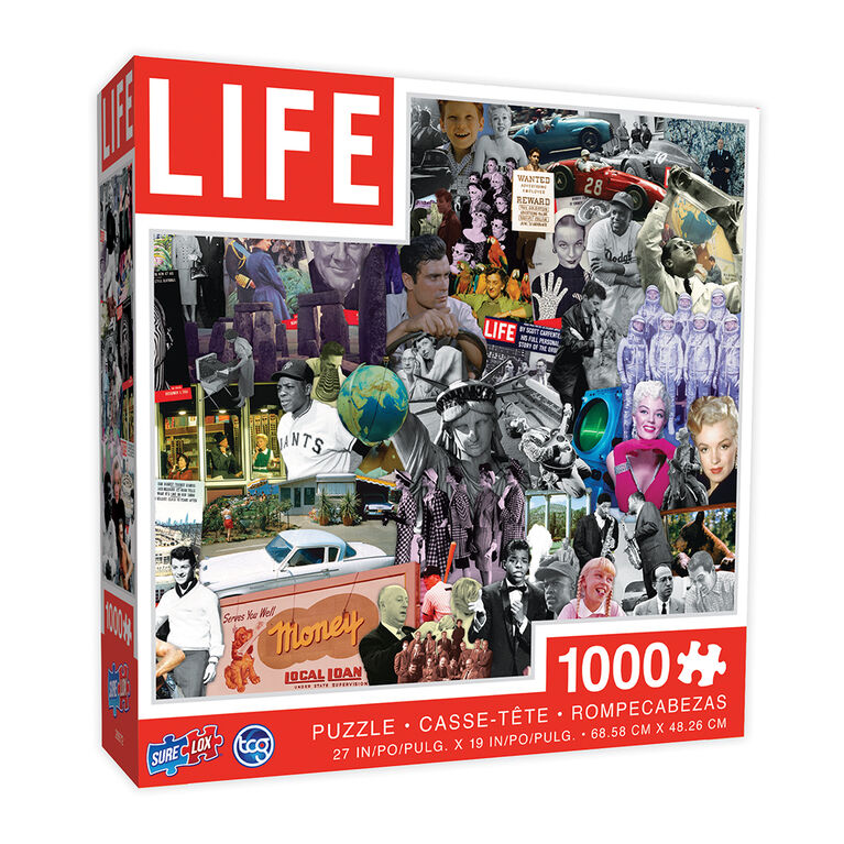 Casse-tête Life de 1000 pièces - Styles assortis