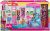 Barbie Doll and Dollhouse, Portable 1-Story Playset with Pool