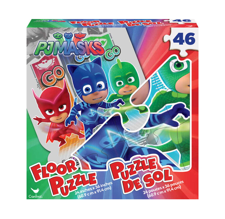 PJ Masks - Puzzle de sol de 46 pièces