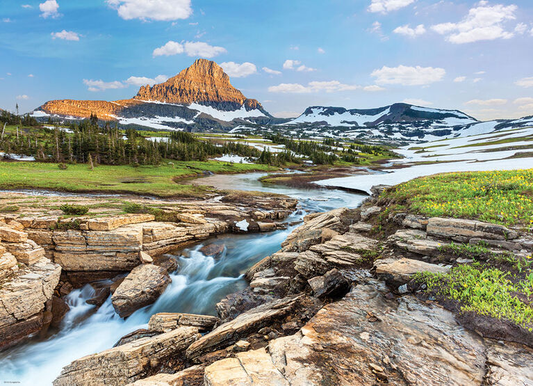 Eurographics HDR Glacier National Park 1000 Piece Puzzle