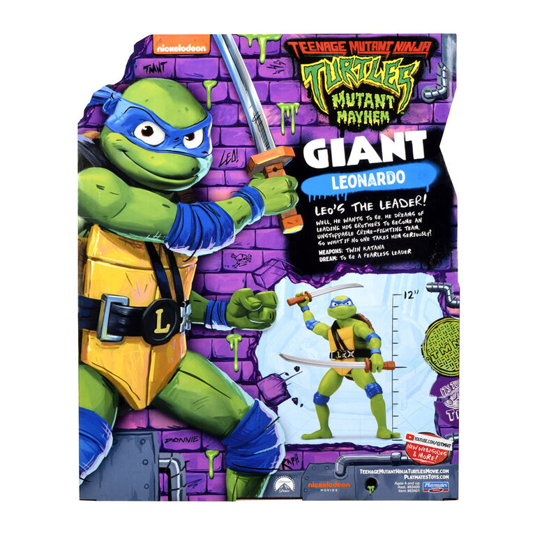 Tortues Ninja - Figurine Articulée Leonardo 12 cm